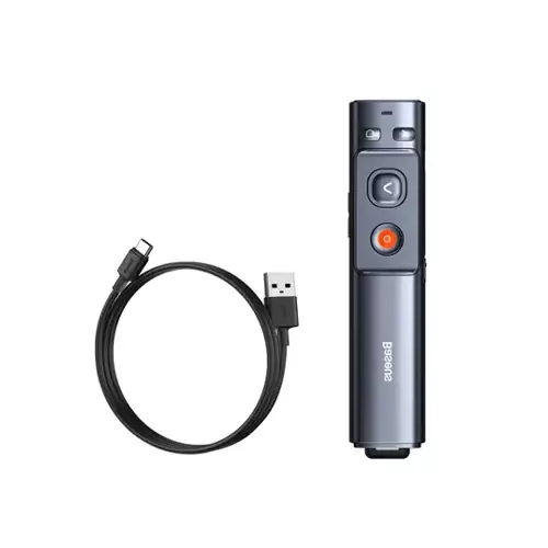 BASEUS WKCD010013 ORANGE DOT WIRELESS RECHARGEABLE PRESENTER - 1