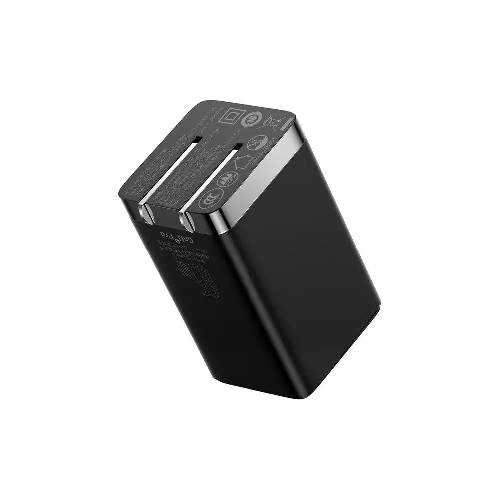 BASEUS GAN5 PRO 65W FAST CHARGER WITH 1xUSB 2xTYPE-C PORT-gallery-2