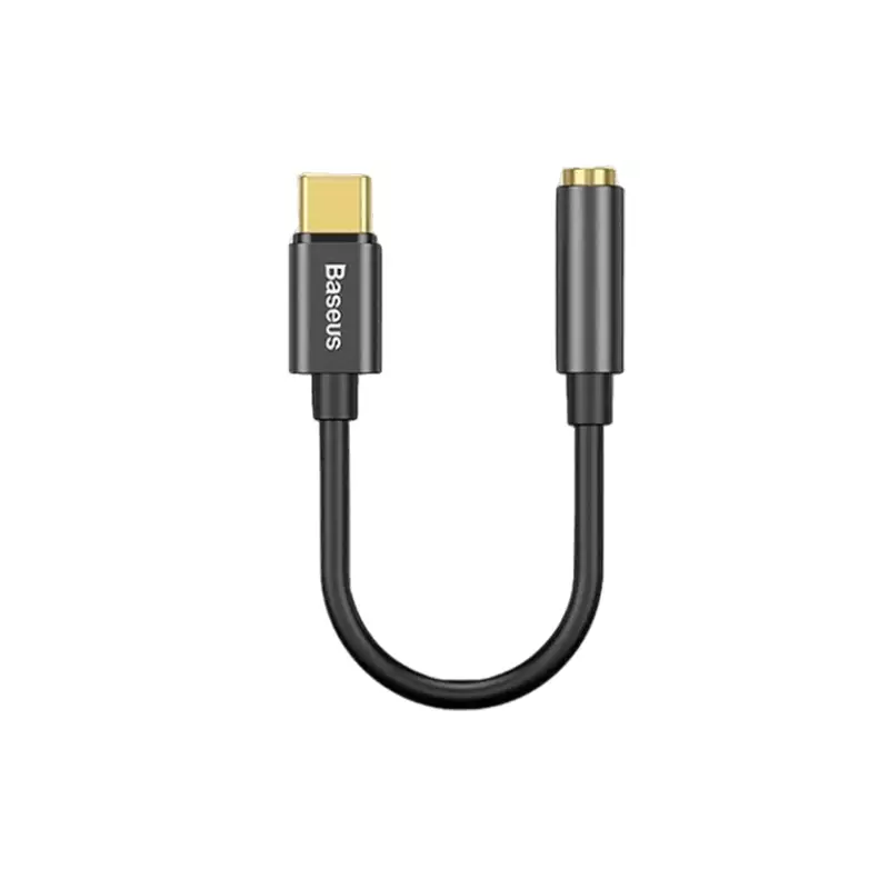 BASEUS CATL54-01 TYPE-C MALE TO 3.5MM FEMALE ADAPTER - 1