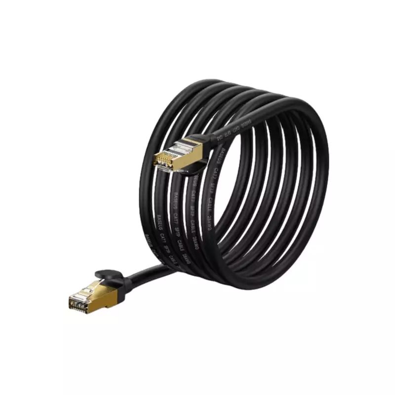 BASEUS HIGH SPEED NETWORK CABLE RJ45 CAT7 - BLACK-gallery-1
