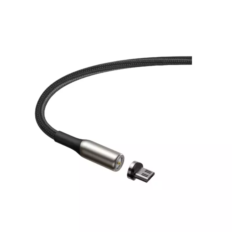BASEUS ZINC CAMXC-H01 MAGNETIC CABLE MICRO USB BLACK-gallery-1