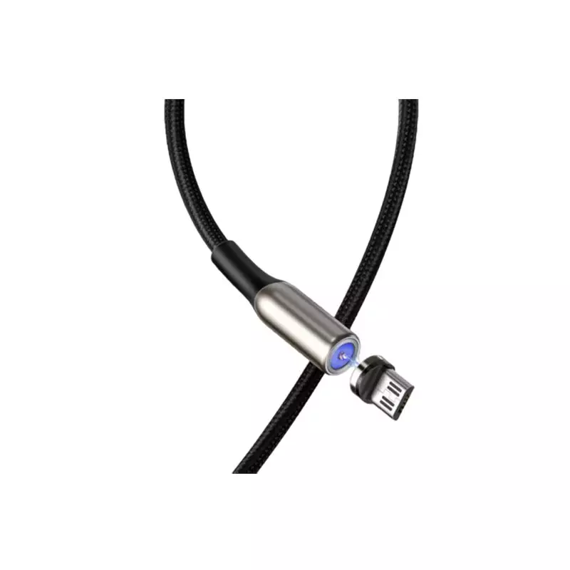 BASEUS ZINC CAMXC-H01 MAGNETIC CABLE MICRO USB BLACK-gallery-2