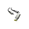 BASEUS CA1T2-B01 FLASH SERIES ONE-FOR-TWO FAST CHARGING TYPE-C DATA CABLE WITH SQUARE HEAD-1