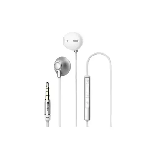 BASEUS ENCOK NGH06-0S IN-EAR WIRED SLIVER EARPHONE