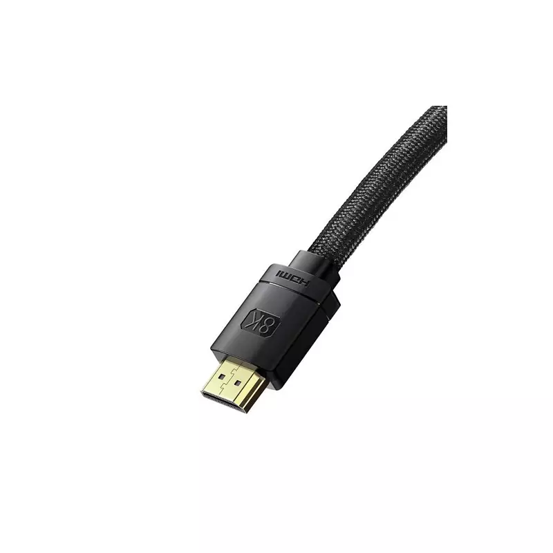 BASEUS 5M 8K HIGH DEFINITION SERIES HDMI TO HDMI BLACK ADAPTER CABLE-gallery-1