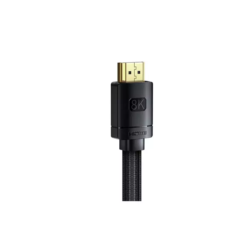 BASEUS 5M 8K HIGH DEFINITION SERIES HDMI TO HDMI BLACK ADAPTER CABLE-gallery-2