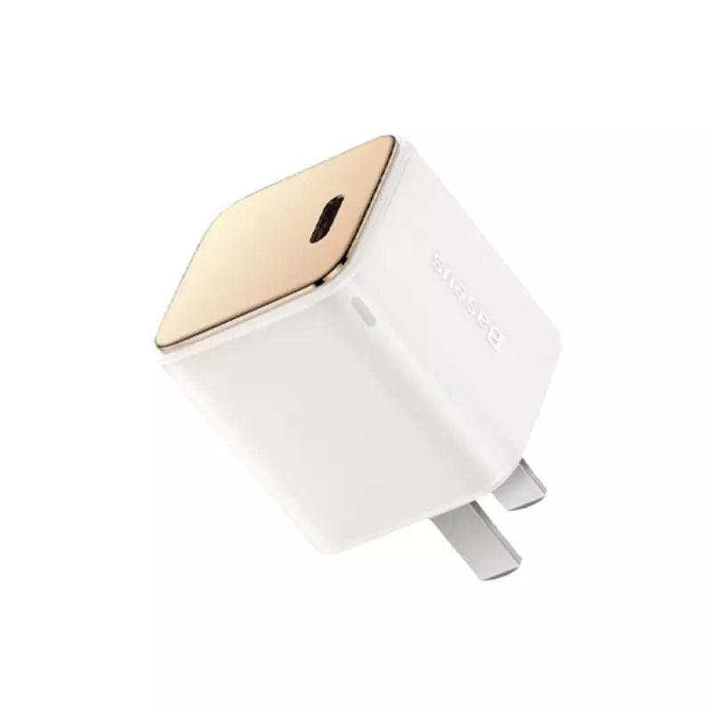 BASEUS GAN3 20W USB-C CN WHITE WALL CHARGER-gallery-1