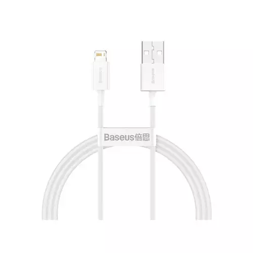 BASEUS CALYS-A02 SUPERIOR CABLE USB - LIGHTNING 2,4A 1 M WHITE