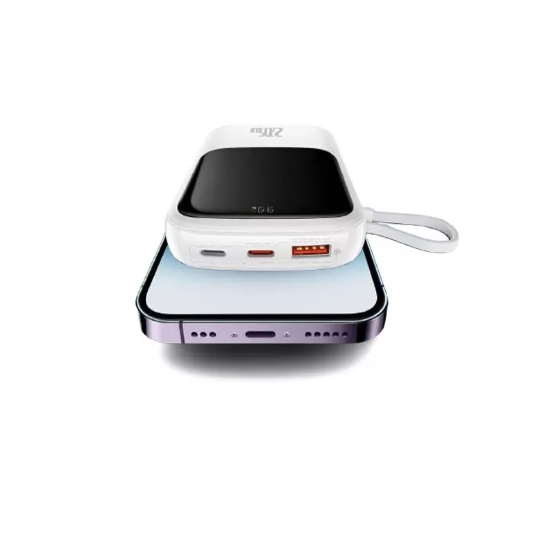 Baseus Qpow 10000mAh 22.5W fast charging power bank with Digital Display (white) - 4