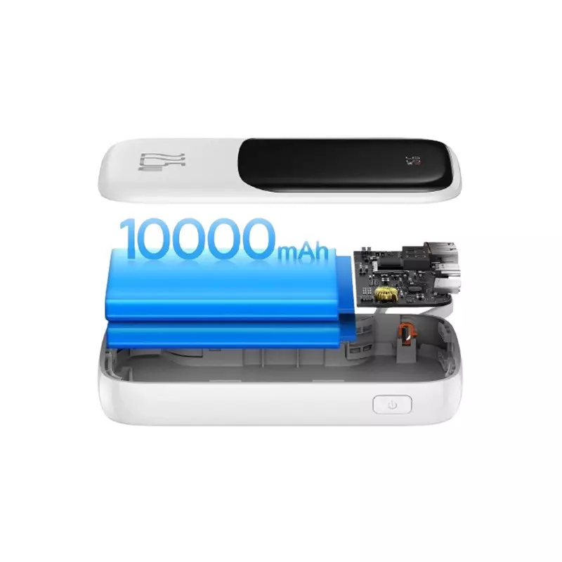 Baseus Qpow 10000mAh 22.5W fast charging power bank with Digital Display (white)-gallery-7