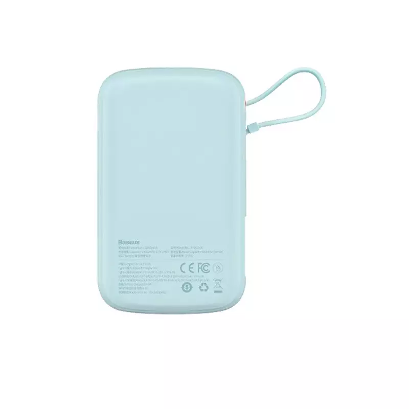 Baseus Qpow 10000mAh 22.5W fast charging power bank with Digital Display (Blue) - 1