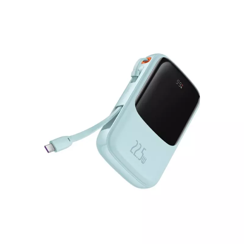 Baseus Qpow 10000mAh 22.5W fast charging power bank with Digital Display (Blue)-gallery-2