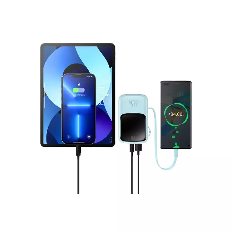 Baseus Qpow 10000mAh 22.5W fast charging power bank with Digital Display (Blue)-gallery-9