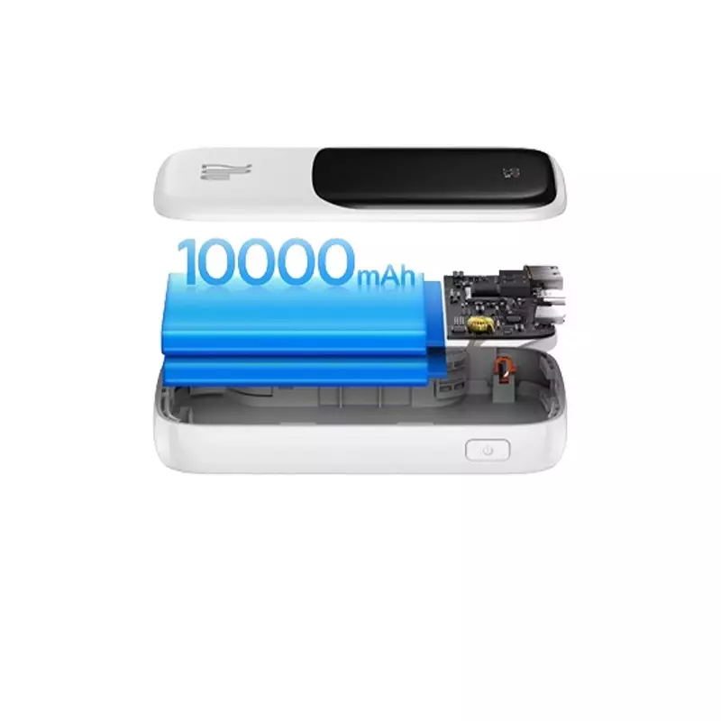 Baseus Qpow PRO 10000mAh 20W fast Charger Power bank (White)-gallery-7