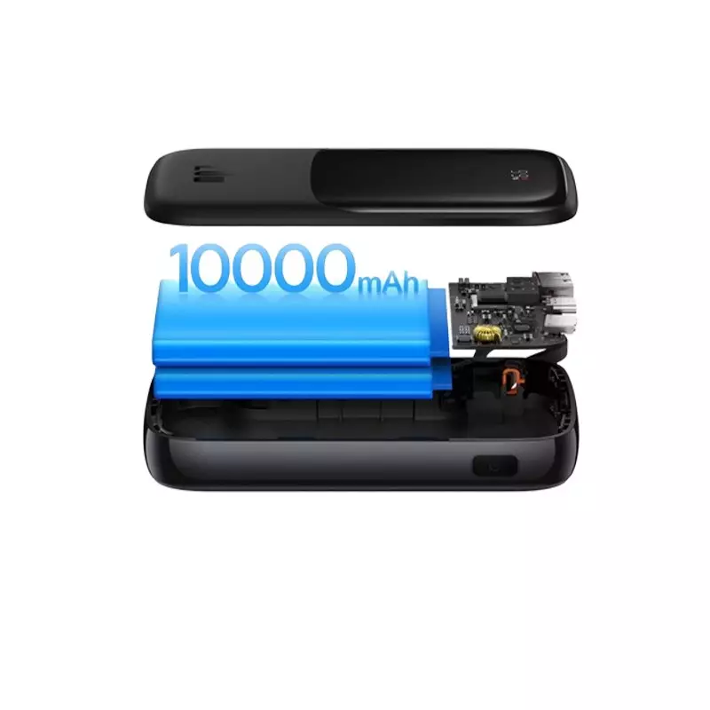 Baseus Qpow 10000mAh 20W Fast Charging Power Bank With Digital Display (Black)-gallery-7