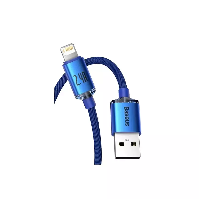 Baseus Crystal Shine Series USB Blue Charging & Data Cable (CAJY000003) - 2