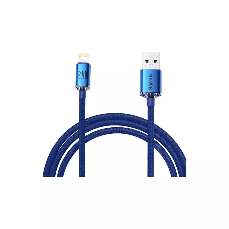 Baseus Crystal Shine Series USB Blue Charging & Data Cable (CAJY000003)