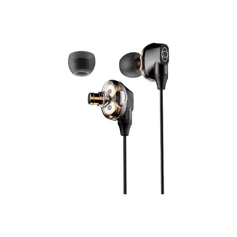 Baseus H08 In-ear Wired 3D Gaming Earphone (Black)-gallery-1