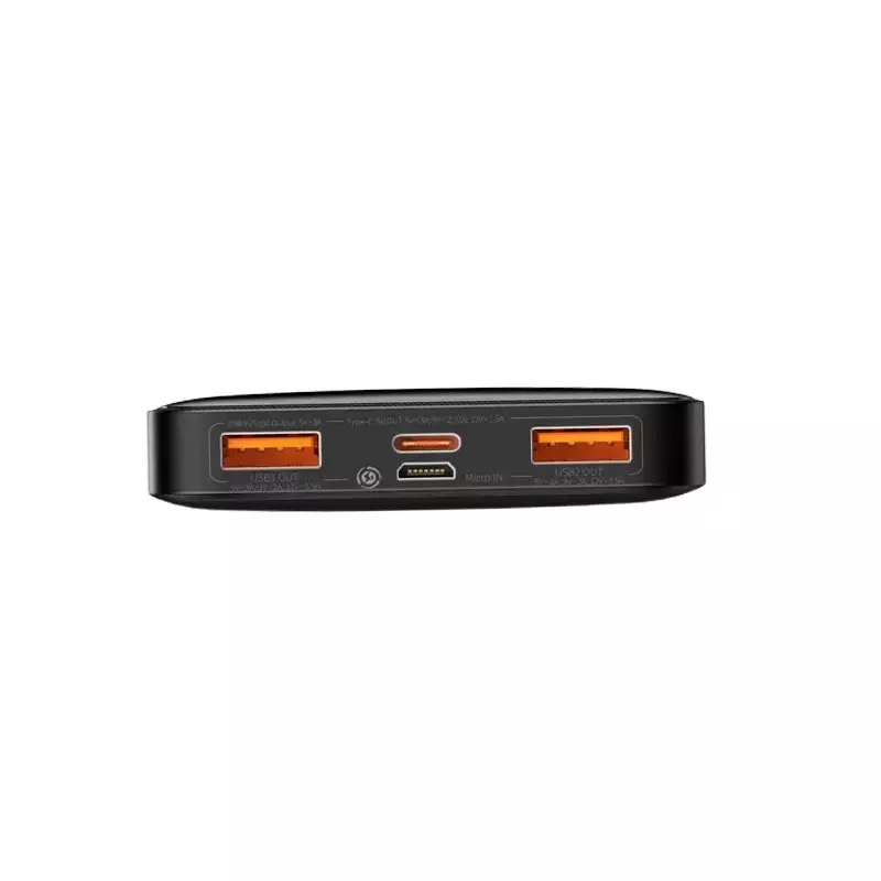 Baseus Bipow 10000mAh 20W Digital Display Fast Charging Power Bank (Black) - 2