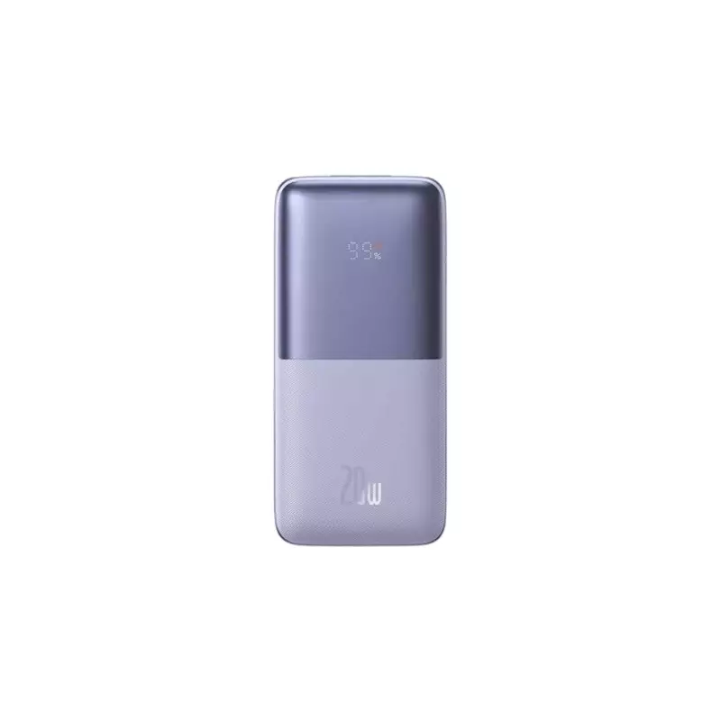 Baseus Bipow Pro 20W 10000mAh Digital Display Fast Charge Power Bank (Purple)