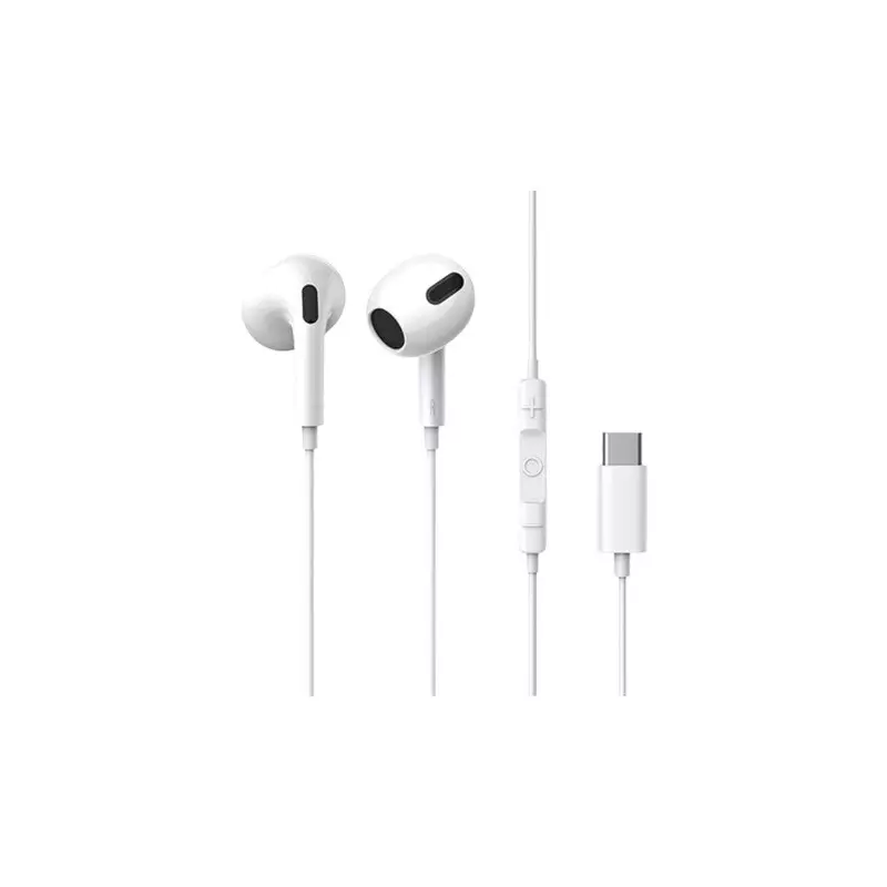 Baseus Encok C17 In Ear USB Type-C Wired Earphone (White)