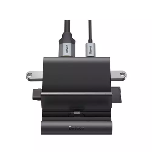 Baseus Type-C Male to Dual Type-C Female Converter (Grey) - 1