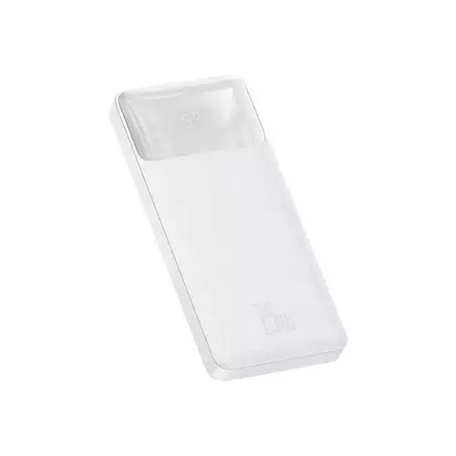 Baseus Bipow 10000mAh Digital Display 15W Power Bank (White) #PPBD050002-gallery-1