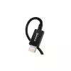 Baseus USB Male to Lightning Male Black Charging & Data Cable-1