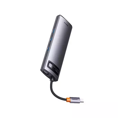 Baseus Type-C Male to Tri USB 3.0 Type-C Female Gray Converter - 2