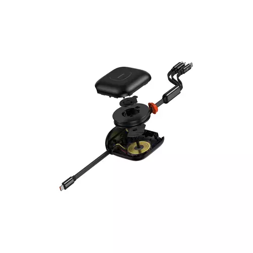 Baseus Traction Series Type-C Male to Micro USB, Lightning & Type-C Charging Cable - 2