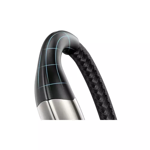 Baseus USB Male to Lightning Male, 1 Meter, Black Charging & Data Cable CALSP-G01-2