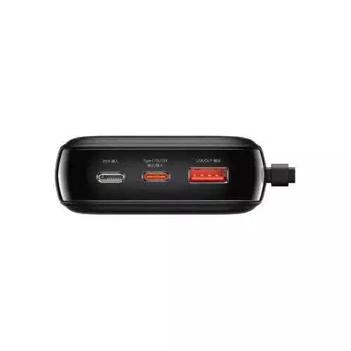 Baseus Qpow Pro 20W 20000mAh Digital Display Fast Charge Power Bank (Black) - 1
