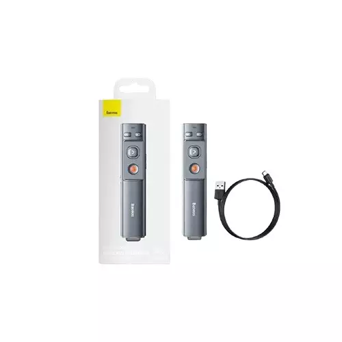 Baseus ACFYB-B0G Multimedia (Red Laser) Wireless Presenter (Grey)-5