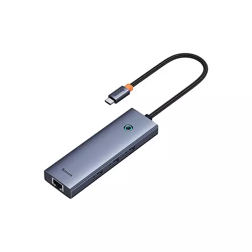 Baseus Flite Series 6-Port HUB Docking Station Grey - 1