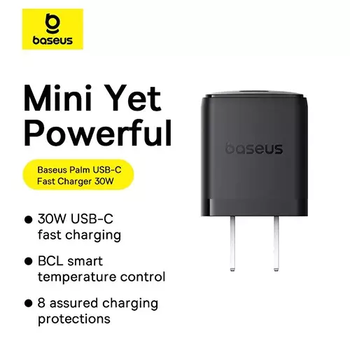 Baseus Charger Palm Series 30W Type-c PD Fast Charger-1