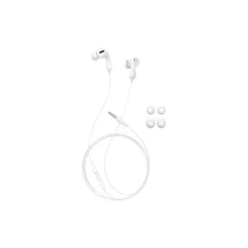 Baseus Encok HZ20 Wired 3.5mm Moon White Earphone-2