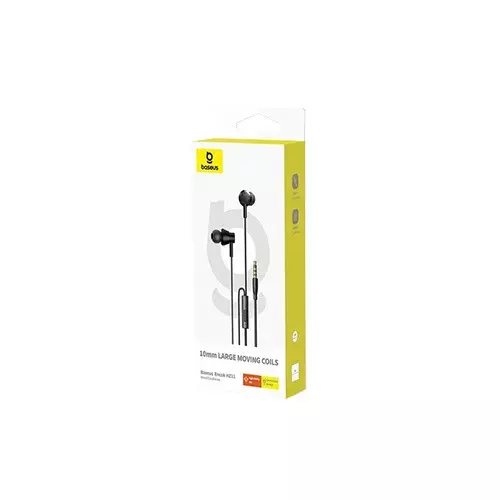 Baseus Encok HZ11 3.5mm Wired Black Earphone-2