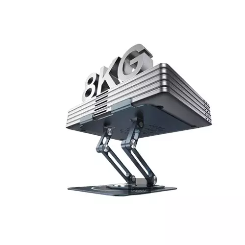 Baseus UltraStable Pro Series 360 Degree Rotatable Laptop and iPad Tablet Stand Grey - 4