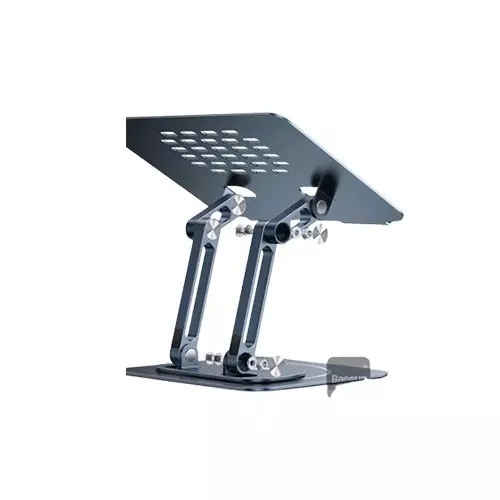 Baseus UltraStable Pro Series 360 Degree Rotatable Laptop and iPad Tablet Stand Grey-gallery-2