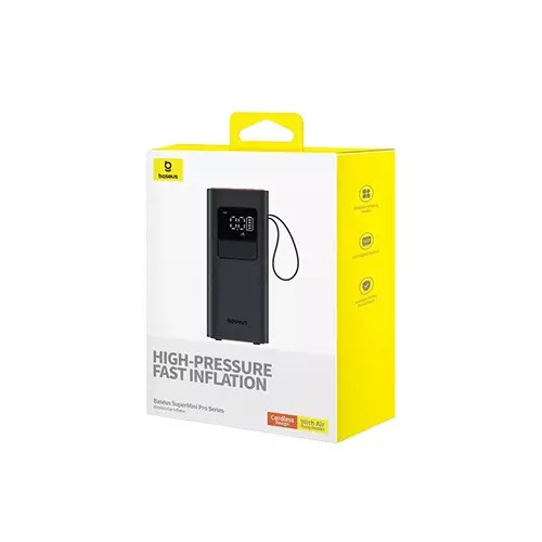 Baseus SuperMini Pro Series Wireless Cluster Black Car Inflator-gallery-6