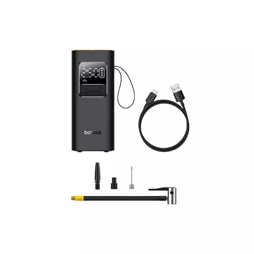 Baseus SuperMini Pro Series Wireless Cluster Black Car Inflator-2