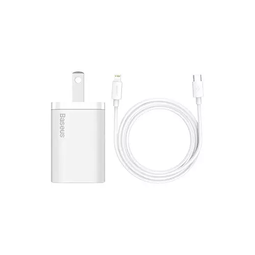 Baseus Super Si 1C 20W CN Sets Quick Charger White