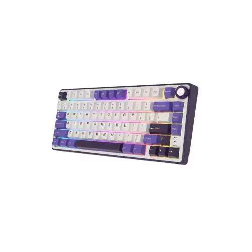 RK ROYAL KLUDGE RK R75 Mechanical Keyboard (Black-Berry) - 1