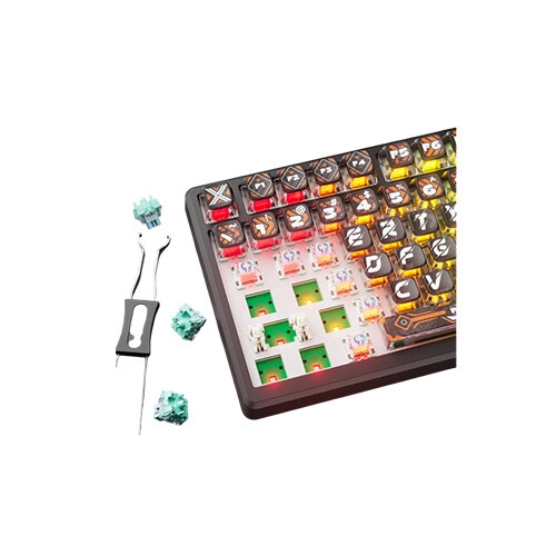 ROYAL KLUDGE RK M75 HE Wired Mechanical Keyboard (Mint Switch) - 2