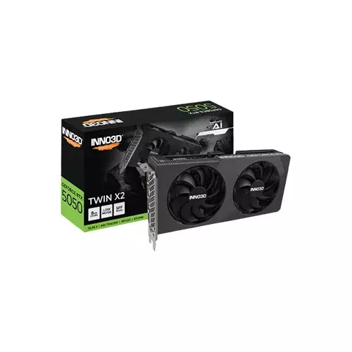 INNO3D GeForce RTX 5050 TWIN X2 8GB GDDR6 Graphics Card
