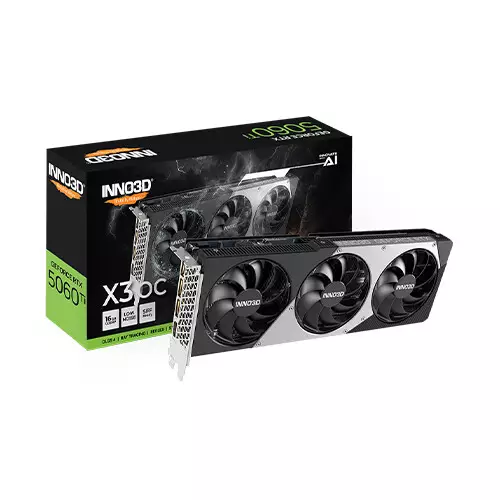 INNO3D GeForce RTX 5060 Ti 16GB X3 OC GDDR7 Graphics Card