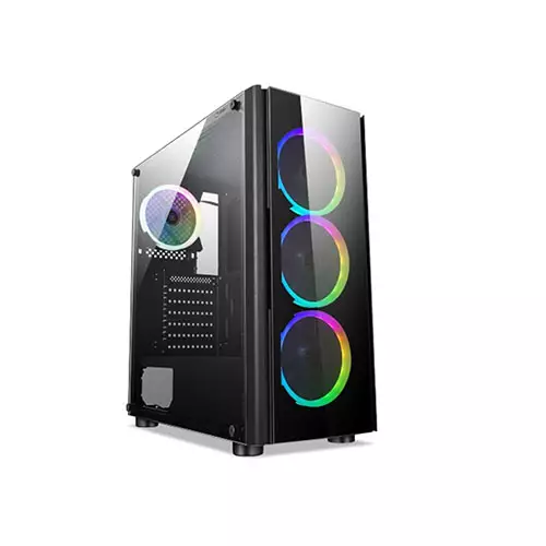 Safeway Tornado MTG-1921 Mid Tower ATX Gaming Case (Black)