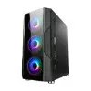 Safeway MTG-1925 Veloce Pro Mid Tower ATX Gaming Case (Black)-1