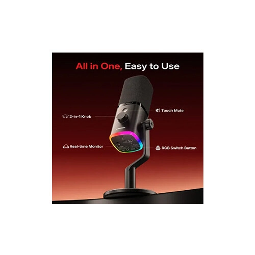 Maono PD100W Wireless & USB Dynamic Microphone - 1