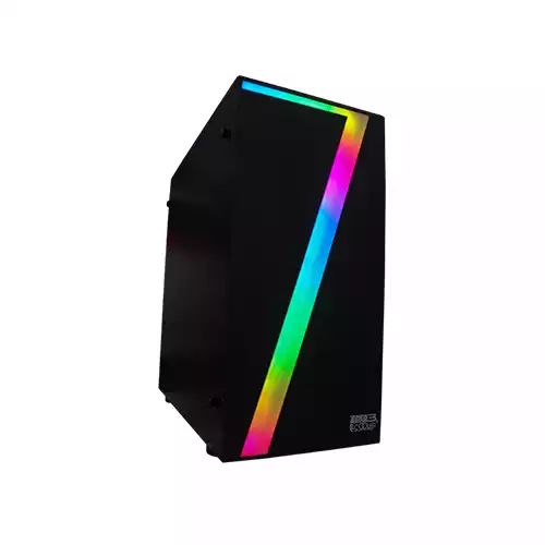 PCCOOLER XIAOQUI MID TOWER ATX GAMING CASE (BLACK)